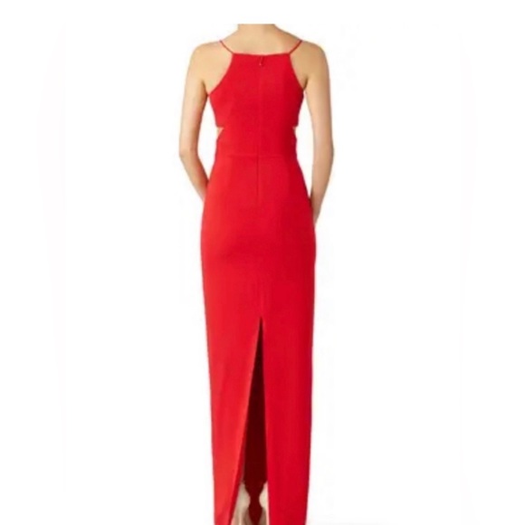 Badgley Mischka Red Gown - Picture 2 of 6